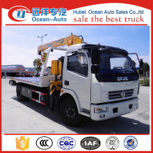 hot sellling DFAC DLK 3.2 ton wrecker truck with crane